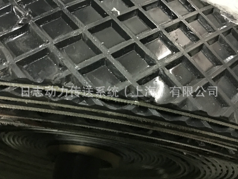 砂光机格子纹PVC输送带 花纹带 887001 (2)
